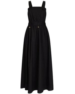 Liu Jo Long Poplin Dress - Black