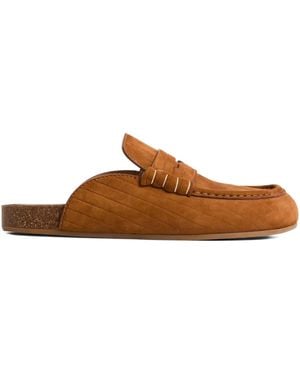 JW Anderson Mules aus Wildleder - Braun