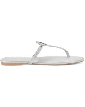 Kurt Geiger Kurt Heart T-Bar Sandals - White