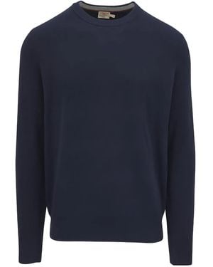 Faherty Jackson Pullover Mit Rundem Ausschnitt - Blau