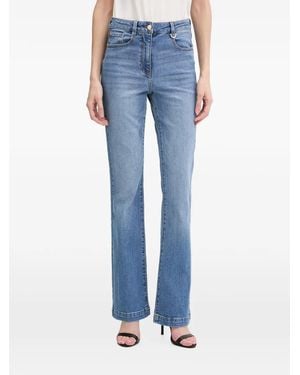 Morgan High-Waisted Flared Jeans - Blue