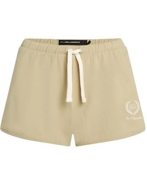 KARL LAGERFELD Hotel Karl Sweatshorts - Natural
