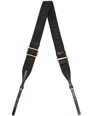 JW Anderson Jwa Jacquard Webbing Strap - Black