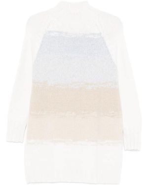 Fedeli Ribbed-Hem Jumper - White