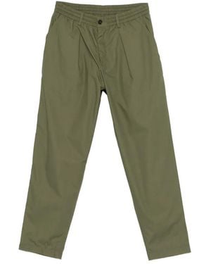 Universal Works Pleated Elasticated Trousers - Green