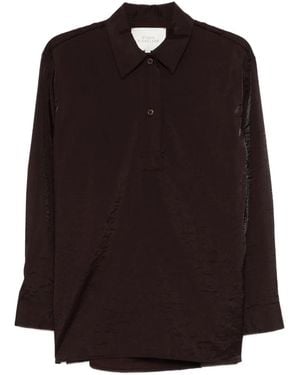 Studio Nicholson Polo-Collar Shirt - Black