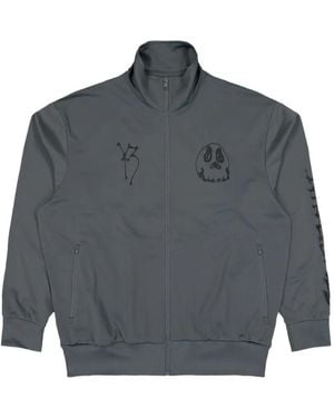 Y-3 Veste Zippée Chito À Imprimé Graphique - Gris