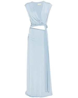 Arcina Ori Jade Wrap-Style Dress - Blue