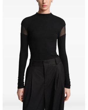 MARCELLA Aiva Long-Sleeve Top - Black