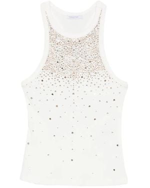 Patrizia Pepe Haut À Ornements - White