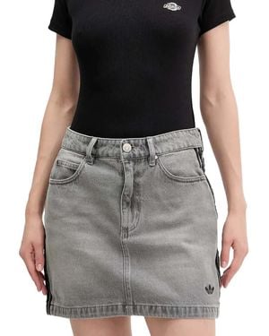 adidas Adicolor 3-Stripes Mini Skirt - Grey