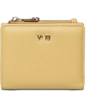 V73 Keira Logo Wallet - Natural
