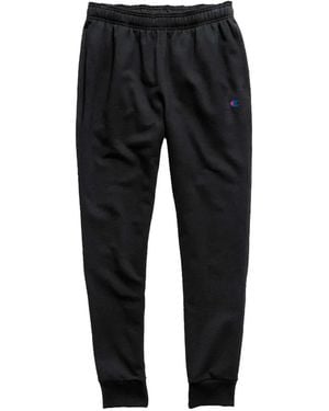 Champion Elasticated-Waistband Track Trousers - Black