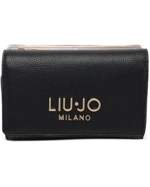 Liu Jo Logo Clip Wallet - Black