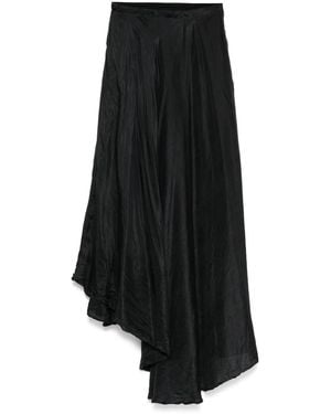 フランス　MARC LE BIHAN　アシンメトリー　スカート　BLACK フランスMARC LE BIHANアシンメトリースカートBLACK