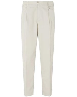 Briglia 1949 Pleated Trousers - White