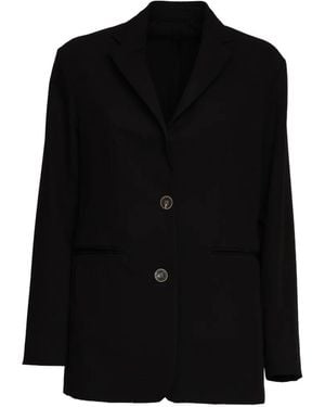 Ql2 Varenna Single-Breasted Blazer - Black