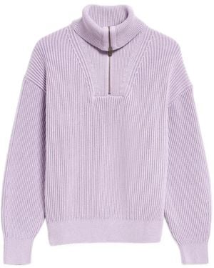 ARMEDANGELS Pull Vanisé En Maille Côtelée - Purple