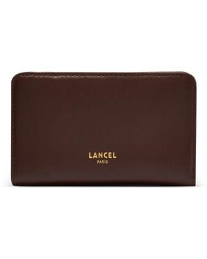 Lancel Origami Zip Wallet - Brown