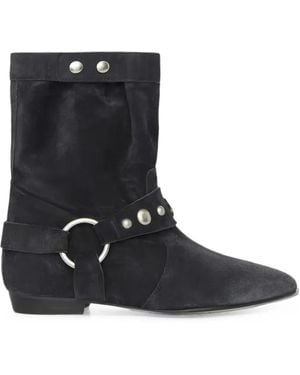 Isabel Marant Stania Stiefel Mit Nieten - Schwarz