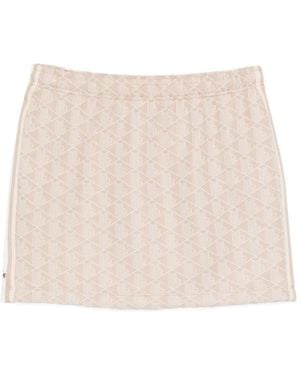 Lacoste Patterned Mini Skirt - Natural