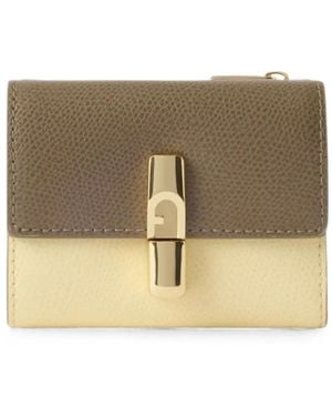 Furla Iride Compact Wallet S - Natural