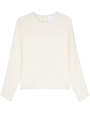 Costarellos Crepe Top - White