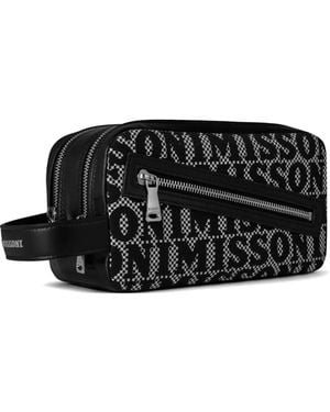 Missoni Clutch Met Logopatroon - Zwart