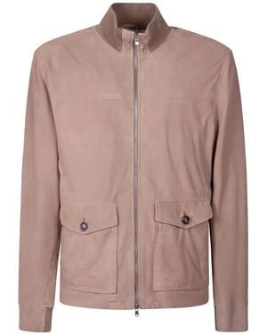 Barba Napoli Buttoned Pocket Jacket - Pink