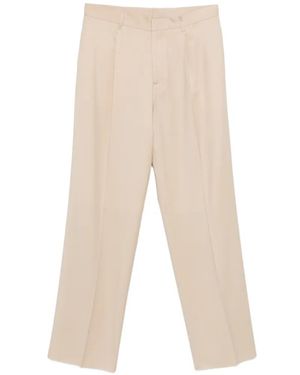 Lardini Pleated Trousers - White