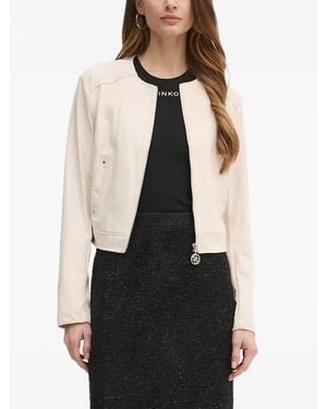 Guess Zip-Up Fitted Jacket - Black