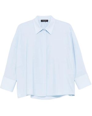 Fabiana Filippi Wool Polyamide Elastane Shirt - Blue