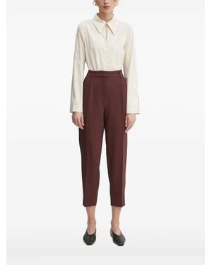 Bruuns Bazaar Verfraaide Blouse Met Wijde Pijpen - Rood