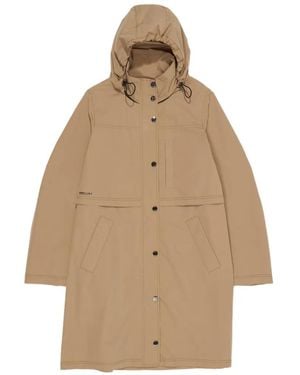 Bimba Y Lola Hooded Coat - Natural