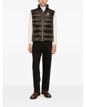 Aquascutum Veil-N Puffer Gilet - Black