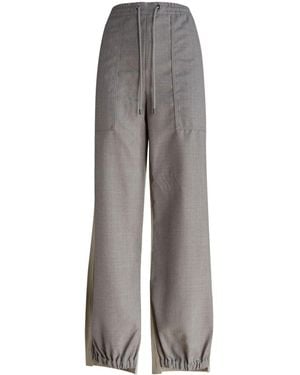 Etro Virgin Wool Trousers - Grey