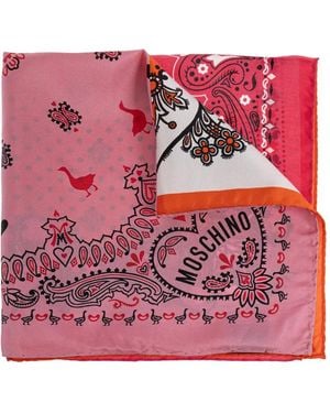 Moschino Foulard A Pois - Rosa