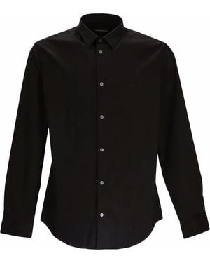 Emporio Armani Cotton Shirt - Black