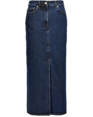 Loulou de Saison Rona Maxi Skirt - Blue