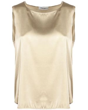 Kangra Sleeveless Top - Natural