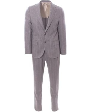 Eleventy Completo Gessato - Grigio