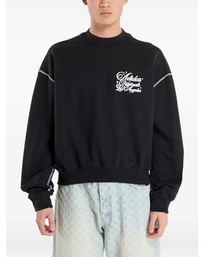 adidas Pullover mit Santa Monica-Stickerei - Schwarz