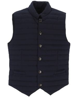 ONTHEBUND Button-Down Waistcoat - Blue