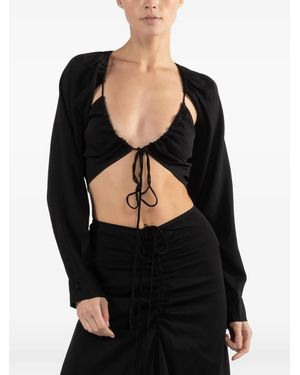 Christopher Esber Oberteil mit Cut-Outs - Schwarz