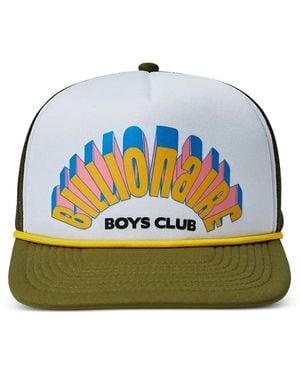 BBCICECREAM Logo-Print Trucker Cap - Blue