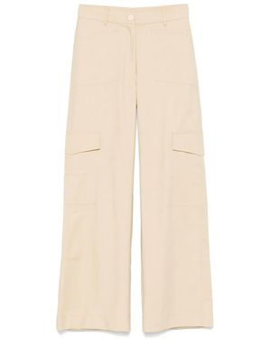 GIMAGUAS Audrey Straight-Leg Trousers - Natural