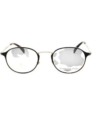 David Beckham Round-Frame Glasses - Black