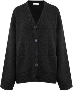 The Row Milou Cardigan Mit V-Ausschnitt - Schwarz
