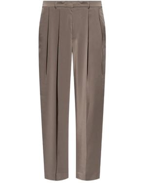 MICHAEL Michael Kors Pleated Trousers - Brown