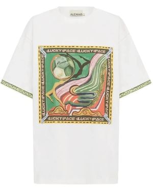 ALÉMAIS Graphic-Print T-Shirt - Gray
